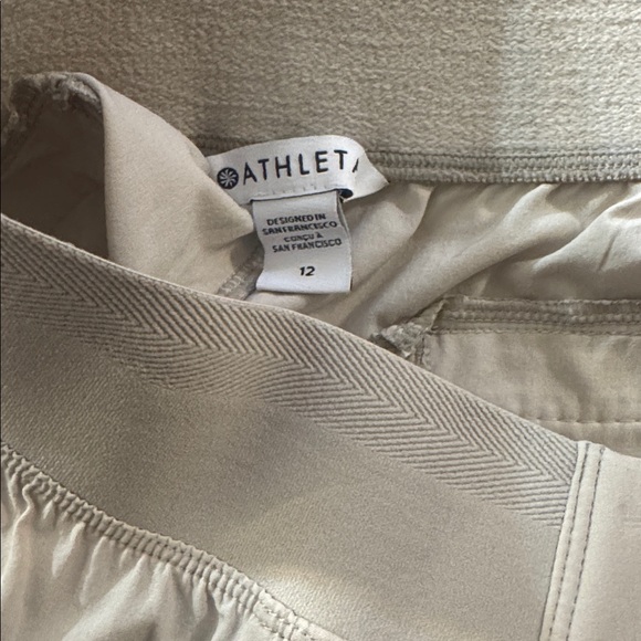 ATHLETA Brooklyn Heights High Rise Pull-On Wide Trouser Pants {658449} Size 12 - Picture 7 of 8